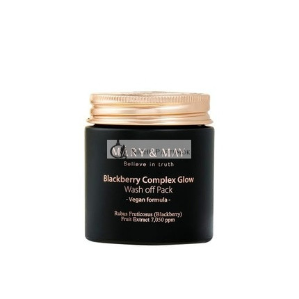 Mary & May Vegán Čierna Malina Komplexná Umývacia Maska, 125g