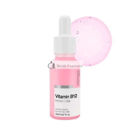 Ampulka s vitamínom B12 na revitalizáciu pleti The Potions, 20ml