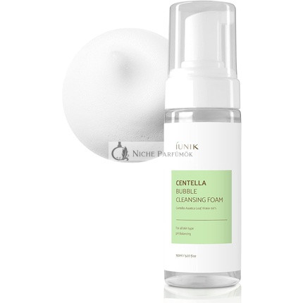 IUNIK Centella Bublinkový Vegánsky Čistiaci Gél s Extraktom Čajovníka, Extrakt z Centella Asiatica 69%, 150ml