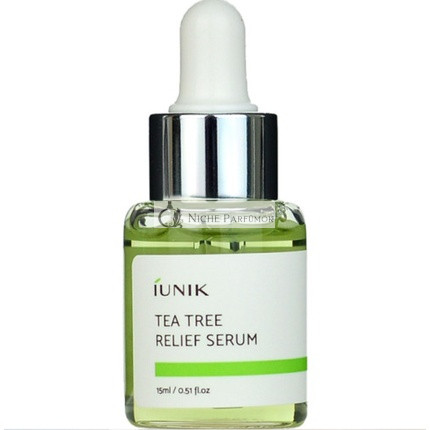 Iunik Tea Tree Relief Upokojujú a Hydratačný Sérum na Tvár, 15ml