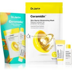   Dr Jart Ceramidin Hello Moisture Cestovná Sada s Hydratačným Krémom 7ml, Tonizačným Sérum 15ml a Maskou na Hydratáciu Pokožky 22g