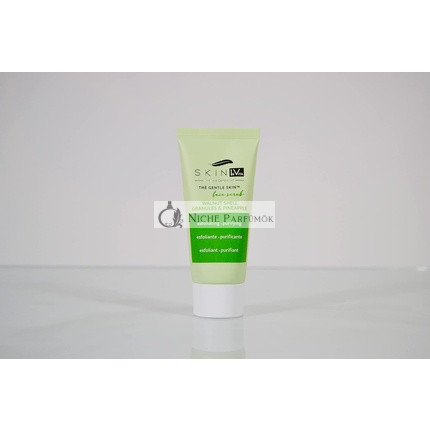 Skin IV Kórejský Exfoliačný a Čistiaci Facial Scrub s Vlašskými Orechmi, Granulátmi a Ananásom, 50ml