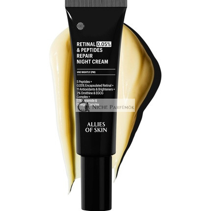 Allies Of Skin Retinal 0,05% Peptidy Oprava Nočného Krému s Encapsulated Retinolom