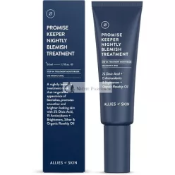   Allies of Skin Sľubný Strážca Nočný Krém na Blemish, 50ml