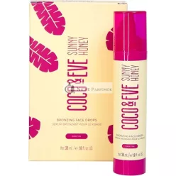   Coco & Eve Sunny Honey Bronzujúce kvapky na tvár Dark 30 ml