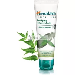   Himalaya Čistiaci Neem Maska s Neemom a Kurkumou na normálnu a mastnú pleť, 75ml
