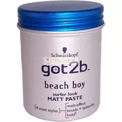 Schwarzkopf Got2b Beach Boy Surfer Look Matná Pasta, 100ml