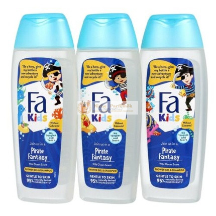 Fa Kids 2in1 Pirát Fantázia Sprchový gél a Šampón, 400ml