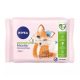 Nivea 3in1 Micelárne čistiace obrúsky na pleť, 25 ks