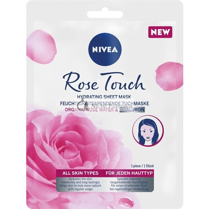 Nivea Růžový intenzivní hydratační maska 1 kus