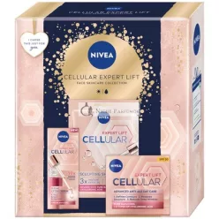   Niveaset Cellular Expert Lift Sérum na Tvár 30ml, Denný Krém 50ml, Pleťová Maska 1ks