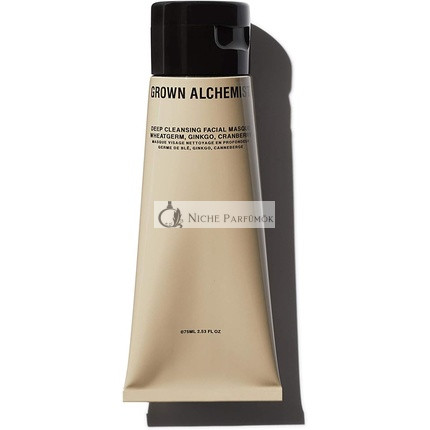 Grown Alchemist Hlboká Čistiaca Maska Na Tvár Wheatgerm Ginkgo Cranberry Čistiaca Hlinená Maska Centella 75mL