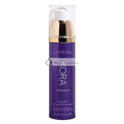 KORA Organics Noni Night AHA Resurfacing Serum, 30 ml