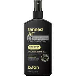   b.tan Hlboký Tanning Akcelerátor Tmavý Tanning Olej Suchý Slnečný Tanning Sprej, 236ml