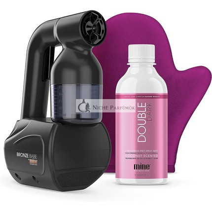 MineTan Bronze Babe Osobná Spray Tan Sada - Prenosný Domáci Spray Tan Stroj so Spray Tan Riešením
