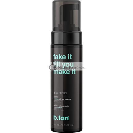 b.tan Tmavé Falošné Opálenie Rýchle 1 Hodinové Bezslnečné Opálenie Mousse 200ml